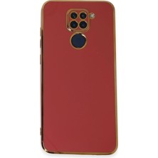 Edntrend Newface Xiaomi Redmi Note 9 Kılıf Volet Silikon - Kırmızı