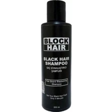 Block Hair Saç Koyulaştırıcı Siyahlaştırıcı Bakım Şampuanı 200ML