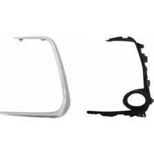 TŞT Toyota Corolla 2019-2024 Sis Lamba Kapağı Sol Delikli Nikelajlı Iç Dış Set (2 Parça) (Oem NO:5212602391)