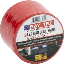 Bay-Tec MK0743 Pvc Kanal Bandı Kırmızı 48MMX20 Yards