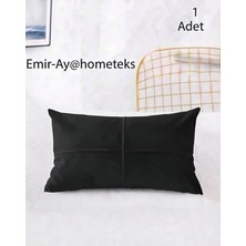 Emir-Ay@hometeks Kapitone Çizgili  Kırlent Kılıfı , Yastık Kılıfı ( Leke Tutmayan Silinebilir Kadife )