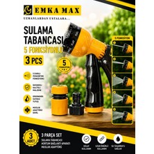 Sarı Sulama Tabancası 3 Parça Set