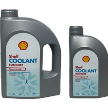 Shell Coolant Longlife 4 Mevsimlik Kırmızı Antifriz 3+1 Litre