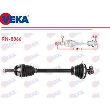 Komple Aks Sol Dacia Logan 2004+ Sandero 1 2008+ 1,2 1,4 1,6 681 Mm. 6001547028 Veka Rn-8066
