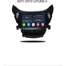 Zenitho Snp Serisi Hyundai Elantra 2011 ile 2014 Uyumlu 9 Inç Android Multimedya Sistemi 4-64 GB Hafıza Carplay Android Auto ve Geri Görüş Kamerası