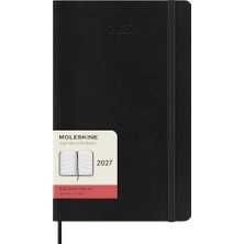 Moleskine 2027 12 Ay Günlük Ajanda L Boy 13X21 Cm. Yumuşak Kapak Siyah