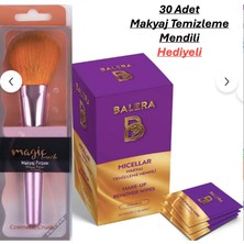 Balera Ultra Büyük Pudra Fırçası & Micellar Makyaj Temizleme Mendili