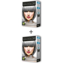 Pileli Store 2x2 Tüp Krem Saç Boyası Seti Füme Gri No:0.01
