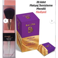 Balera Pro Plus Pudra ve Allık Fırçası & Micellar Makyaj Temizleme Mendili