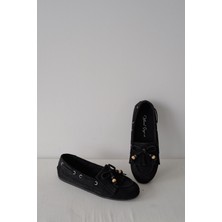 Meral Özgenç Püsküllü Süet Loafer