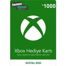 HemenOyun Xbox 1000 Tl Hediye Kartı Bakiye