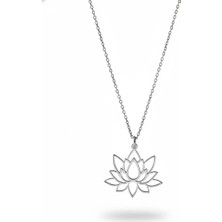 Aytekin Jewelry Lotus Çiçeği Kolye 925 Ayar Gümüş