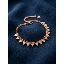 Aytekin Jewelry Rose Üçgen Saçak Bileklik 925 Ayar Gümüş