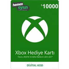 HemenOyun Xbox 10000 Tl Hediye Kartı Bakiye