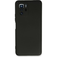 Sungur's Store Xiaomi Poco X3 Gt Kılıf Nano Içi Kadife Silikon - Siyah