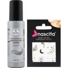Balera Vücut Losyonu Gümüş Simli 125 ml & Geçici Dövme Hediyeli