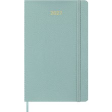 Moleskine 2027 12 Ay Haftalık Ajanda L Boy 13X21 Cm. Yumuşak Kapak Mint Yeşili Precious & Ethical Kutulu