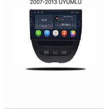 Zenitho Snp Serisi Citroen C1 & Peugeot 107 Uyumlu 10 Inç Android Multimedya Ekran | 6-128 GB Hafıza | Carplay & Android Auto | Geri Görüş Kamerası Hediyeli