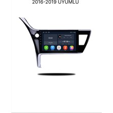 Zenitho Snp Serisi Toyota Auris 2013 - 2015 Yuvarlak Dörtlü Flaşör Kasası Uyumlu 10 Inç 6-128GB Hafıza Multimedya Sistemi ve Geri Görüş Kamerası