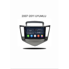 Zenitho Snp Serisi Chevrolet Cruze (2007-2011) Uyumlu Gri 9 Inç 6-128 GB Hafıza Android Multimedya Ekran + Geri Görüş Kamerası