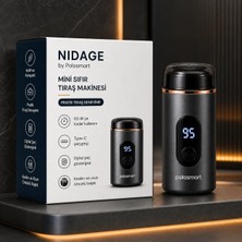 NIDAGE Sıfır Traş Makinesi Bacak, Koltuk Altı, Bikini Bölgesi, Hassas Bölgeler 150 dk Kullanım