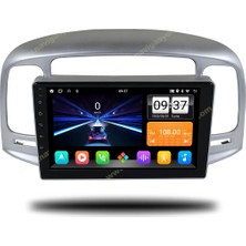 Zenitho Snp Serisi Hyundai Accent Era 2006 ile 2012 Uyumlu 9 Inç Android Multimedya Sistemi 6-128 GB Hafıza Carplay Android Auto ve Geri Görüş Kamerası