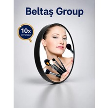 Beltaş Group 10X Büyüteçli Vantuzlu Makyaj Lens Traş Aynası ( 9 cm )