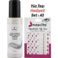 Balera Vücut Losyonu Beyaz Simli 125 ml & Yüz Taşı Hediyeli-43