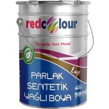 Redcolour 0,75 Lt Taksi Sarısı Parlak Sentetik Yağlı Boya Lux Ahşap ve Metal Boyası