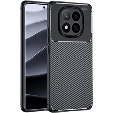 Marsilyan™- Xiaomi Redmi Note 14 Pro 4g Kılıf Auto Focus Karbon Kapak - Siyah
