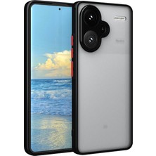 Edntrend Newface Xiaomi Redmi Note 13 Pro Plus Kılıf Montreal Silikon Kapak - Siyah