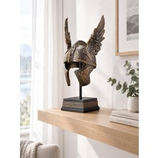 Rakun Home Valkyrie Kanatlı Mitolojik Miğfer Objesi