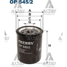 Filtron Fiat Egea / Linea / Grande Punto / Albea / Doblo / Palio Yağ Filtresi 1.2-1.4