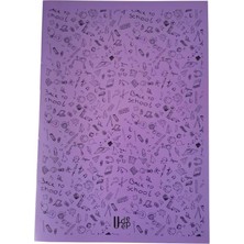 Happy Trend Kapak A-4 1 Adet Pp Kapak Büyük Boy Kareli Defter 80 Sayfa A4 Desenli Kapak