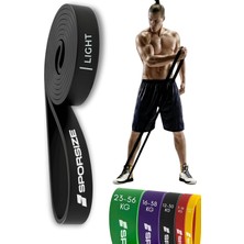 Happy Trend Profesyonel Direnç Bandı Tekli Güçlü Lateks Loop Band, Fitness, Crossfit, Pilates ve Ev Egzersizleri Için