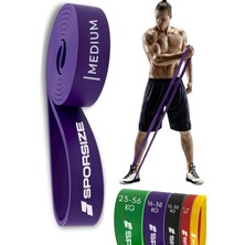 Happy Trend Profesyonel Direnç Bandı Tekli Güçlü Lateks Loop Band, Fitness, Crossfit, Pilates ve Ev Egzersizleri Için