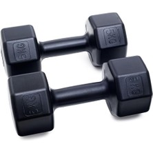 Happy Trend Ps Spor 10 kg Dambıl (5 kg x 2 Adet Gönderim Yapılır) Siyah