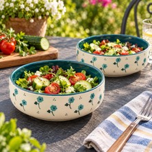 Happy Trend Salata Kasesi, Yulaf Granola ve Kahvaltı Kasesi, Sağlıklı Beslenme ve Diyet Kabı, Smoothie Bowl, Açai Bowl, Çorba Servis Kabı, Orta Boy Kase, Mikrodalga Uyumlu, Bahar Rüyası