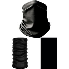 Happy Trend Taktik Multifunctional One Colour Black Seamless Knitting Uv+ Neckerwear Face Mask Headband Bandana Do Rag Hairband