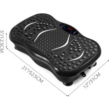 Happy Trend M570 Titreşimli Masaj ve Spor Aleti Vibrating Plate - 2x Direnç Lastiği - Bluetooth USB Bağlantı Speaker - Kumandalı