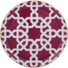 Happy Trend Morocco Ds5 Fuşya Düz Tabak 17 cm