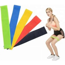 Happy Trend Aerobik Bandı Latex Bant Set Pilates Yoga Lastiği Seti Cks-64