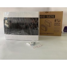 Horoz Elektrik Sıva Üstü 8li Sigorta Kutusu Kaçak Akım Rölesi Dağıtım Panosu IP40