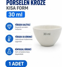 Labolist Porselen Kroze 30 ml Kısa Form 1 Adet