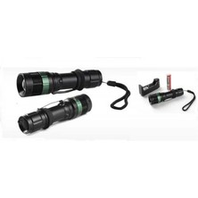 Pileli Store Power Style 500 Lumen 600 Metre Işık Uzantılı Zoomlu Şarjlı El Feneri 6109