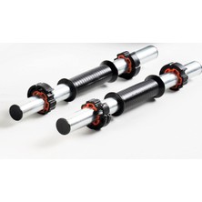 Happy Trend 40 cm Krom Dambıl Barı+ 4 Adet Özel Sıkıştırma Aparatı