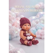 Farbu Oyuncak Konuşan ve Masal Anlatan Eğitici Yumuşak Dokulu Kostümlü 36 cm Kafası Et Oyuncak Bebek