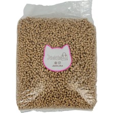 Happy Trend Organik Çam Peleti Kedi Kumu - Tozsuz, Güçlü Koku Kontrolü (10 Litre / 3-4 Kg) (1)