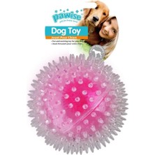 Happy Trend Flash Bouncer Ball Işıklı Şeffaf Plastik Top Kedi Oyuncağı 8 cm