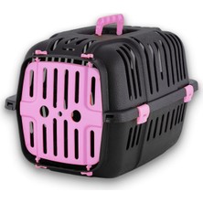 Happy Trend & Küçük Irk Köpek Taşıma Çantası Sepeti Kafesi – Ön Açılır Kapılı, Hava Delikli, 6 kg Kapasiteli, 48X32X33 cm - VN11002